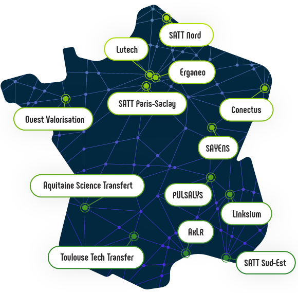 Carte du Réseau SATT